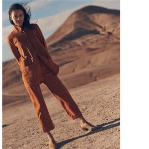 NWT Madewell Slim Emmett Wide-Leg Crop Pants 32